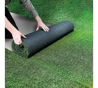 Coopers of Stortford Premium Artificial Grass Roll, 20mm Pile, UV-Protected, 4 x 1m in Green | Size: 4m x 1m Coopers of Stortford Green 4m x 1m