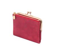 Coopers of Stortford - Red RFID Purse Wallet - Secure Card & Cash Holder - 6 Card Slots & Coin Purse - Zippered Bill Compartment - Protects Against Data Theft