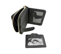 Coopers of Stortford - RFID Wallet with Secure Card Sections - Compact PU Purse with Coin Pocket and Cash Compartments for Everyday Use (Black)