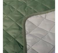 Coopers of Stortford Sofa Cover 3-Seater - Reversible, Quilted Protector, Machine Washable, Protects From Spills & Pet Hair, 279X190.5Cm, Green/sage