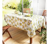 Coopers of Stortford Tablecloth with Parasol Zip | Lemon or Palm Print (Rectangular, Palm Print)