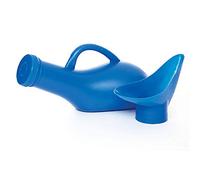 Coopers of Stortford - Travel Urinal Portable Unisex Bathroom Aid - 800ml Capacity with Female Adaptor - Screw-On Lid Spill-Proof - Easy Clean & Carry Handle
