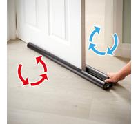 Coopers of Stortford Twin-Sided Draught Stopper - Cosy, Energy-Saving Door Guard in Black Coopers of Stortford Black