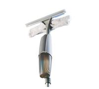 Coopers of Stortford - Window Spray Mop, 3-in-1 with Built-In Water Tank & Spray Trigger - Microfibre Pad & Squeegee for Streak-Free Shine - Cleans Glass, Tiles, Mirrors, Shower Screens