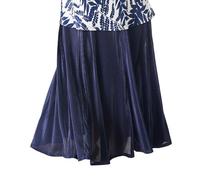 Coopers of Stortford Women's Fine Pleat Plissé Skirt (as8, Numeric, Numeric_16, Regular, Regular, Navy)