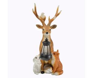 Coopers Of StortfordReindeer & Friends Solar Statue