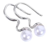 COOPHYA 1 Pair Pearl Earrings for Women: Plastic Pearl Drop Earrings - Summer Jewelry Bridal Bride Wedding Guest Statement Prom Birthday