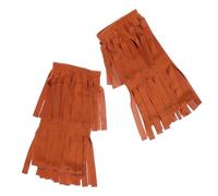 COOPHYA 1 Pair Vintage Hippie Fringe Boot Covers for Women, Easy to Wear Soft Polyester Material, for Music Festival and Stage Performance Accessories
