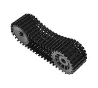 COOPHYA 1 Set Tank Track Replacement for DIY Crawler Robot Model Durable Wheels for Tank Building Blocks Realistic Appearance Excellent Traction for Various Terrains