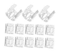 COOPHYA 100pcs Adjustable Hollow Metal Hair Braid Beads Rings for Dreadlocks Lightweight Braiding Hair Jewelry Accessories for Women Silver Braids Decorations