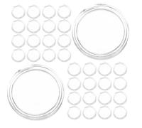 COOPHYA 100pcs Coin Capsules Case Commemorative Token Case 1.2' Round Acrylic Portable Longterm Preservation Daily Storage for Collectible Coins Collectors