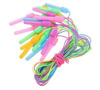 COOPHYA 10pcs Adjustable Skip Rope for Random Color Plastic Handle Jump Rope for Fitness Training Exercise Fun Active Play Equipment Random Color