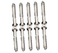 COOPHYA 10pcs Electric Guitar Bridge Pickup Screws Guitar Mounting Hardware for Easy Replacement Safe and Practical Design for Musicians