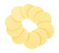 COOPHYA 10pcs Face Cleansing Sponges Makeup Removal Pads Cellulose Sponge Thickened Mild Cleansing Removing Facial Masks Suitable for Travel and Tender Skin Types