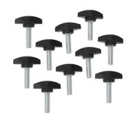 COOPHYA 10pcs M8x25-36 Mic Clamp Screws for Microphone Stand Clip Universal Mic Stand Clamp Screws Bulk Pack for Tripod Floor Compatible Microphone Boom Arms for Recording and Broadcasting