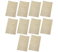 COOPHYA 10pcs Perfume Bottle Labels Self Adhesive Letters Copper Nickel Material Golden Organizing Bottles Easy Recognition Decorative Stickers for Home