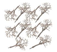 COOPHYA 10PCS Realistic Model Trees for Train Landscapes and Architectural Displays Durable Scenery Trunks for Craft Projects Easy Assembly for Home Office Use