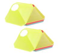 COOPHYA 10pcs Soccer Training Agility Cones Octagonal Pe Sturdy Plastic Stable Design for Speed Drills and Outdoor Workouts