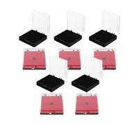 COOPHYA 10pcs Transparent Coin Display Boxes with Velvet Interior Protective Medal Presentation Cases for Collector Souvenirs Badge Storage Holders with Secure Lids Elegant Jewelry and