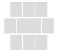 COOPHYA 10pcs White A4 Plastic File Folder Set with Unique Style, Sturdy Pp Material for Classifying Data and Storing Heavy Examination Papers, Document Organizer Storage for Office Use