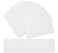 COOPHYA 120pcs No Iron Clothing Labels for Nursing Home and Daycare Clothes, White Coated Self-Adhesive Stickers with Multi-Purpose Use and Good Labeling Effect for Laundry and Bags