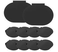 COOPHYA 12pcs Black PVC Chalkboard Label Clips Multi-Functional Price Display Holders Easy to Carry and Store for Retail and Supermarket Use