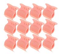 COOPHYA 12pcs Hot Curler Clips for Hair Rollers Plastic Claw Clips Sturdy and Quick Heating Hair Curler Clamp for Home and Professional Salons