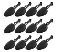 COOPHYA 12pcs Plastic Shoe Trees Adjustable Stretchers for Men Boots Sneakers Shoe Shapers to Maintain Shape and Prevent Creases for Footwear Care