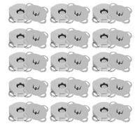 COOPHYA 15 Pairs Invisible Magnetic Sew on Buttons for Clothing with Easy Attachment Metal Material Silver Colour Suitable for Sewing and Crafts on Shirts and Dresses