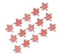 COOPHYA 15PCS Canadian Maple Leaf Lapel Pin Metal Brooch Badge Souvenirs from Canada Mini Fall Maple Leaf Brooches for Women Backpack Pins Thanksgiving Jewelry Accessory