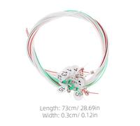 COOPHYA 15pcs Lyre Strings Harp Strings Nylon Supply with Comfortable Resonance Stable and Uniform Quality Lightweight for Classical Lyre Learners