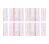 COOPHYA 16sheets Double-sided Number Line Dry Erase Cards Writable Erasable Math Learning Tools with Ranges Subtraction Flashcards for Classroom Homeschool and Tutoring Use