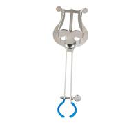COOPHYA 1pc Portable Trumpet Sheet Music Holder Iron Music Clip for Score Reading Lightweight and Non- Design for Musicians and Students Silver Finish
