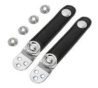 COOPHYA 1set Double-layer Accordion below Straps Metal Buckle Belt Accessory Cowhide Strap for Easy Playing