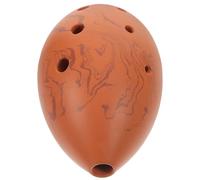 COOPHYA 1set Portable Xun Music Instrument for Boys and Girls Beginner-friendly Pear-shaped Design Durable Pottery Material for Family Gatherings Performances for Young Musicians