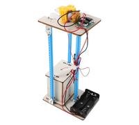 COOPHYA 1Set Wood Building Projects Crafts | Science Model Elevator Kit for Kid, Wooden 3D Elevator Puzzles, Stem Toys for Boys New Year Old Birthday Present