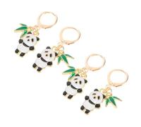 COOPHYA 2 Pairs Panda Stitch Marker Charms Durable Knitting Clips for Quilting Sewing Cute Unique Design for Easy Tracking for Home Travel