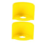 COOPHYA 2 Pcs Emergency Stop Switch Protective Cover Easy Installation Power Button Cover Push Button Switch Cover Protective Button Emergency Shield for Stop Desktop Cover Plastic Yellow