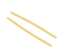 COOPHYA 2 Pcs Hot Melt Glue Sticks for Hot Glue Gun, Rubber Material with Good Adhesion and Few Bubbles, Orange Colour, 24cm Length, for Arrow Crafting and Home Use