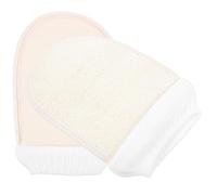 COOPHYA 2 Pcs Loofah Exfoliating Gloves Bath Mitts for Dead Skin Cell Removal and Rich Foam Production, for Bathing and Shower Use by Men and Women