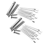 COOPHYA 2 Sets DIY Thumb Piano Kalimba Miniature Musical Instruments for Beginners Portable and Smooth Sound for Performance School Camping Party Relaxation