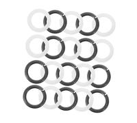 COOPHYA 20 Pairs Guitar Tuner Spacer and Tuning Peg Gaskets Kit Portable Acoustic Guitar Accessories with High Strength Metal and Plastic Material Φ4.2 Size for Easy Replacement
