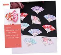 COOPHYA 20pcs Wooden Fan Charms DIY Jewelry Making Materials Retro Color Hair Stick Pendants for Bracelets and Accessories Delicate Antique Style Fans for Crafting and Gifts