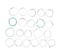 COOPHYA 21pcs Steel Guzheng Strings Full Lyre Replacement Accessories for Musical Instrument Guzheng String Replacements Parts for Practice and Performance Random Color
