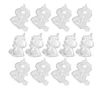 COOPHYA 24pcs Unicorn Shaped Holder Boxes with Lid, Versatile Storage for Tiny Items, Decorative Piece for Desk and Home Decor, Cute Party Favour Containers