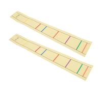 COOPHYA 2pcs Cello Fingerboard Position Markers, Removable Beige Pvc Stickers for Beginners and Students, Leave No Residue, for Lessons and Performances