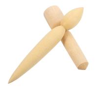 COOPHYA 2pcs Clay Sculpture Tool Spout Modifier for Beginners and Experienced Artisans Beige Wood Pottery Spout Making Tool Lightweight Ergonomic Design for Detailed Clay Work and Pottery