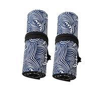COOPHYA 2Pcs Colored Pencil Bags Capacity Canvas Pencil with Printed Pattern Durable Storage Case for Organizing and Protecting Art Supplies