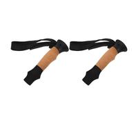 COOPHYA 2pcs Cork and Eva Foam Walking Stick Handle Grip with Wrist Strap for 18mm Diameter Trekking Poles, Replacement Non-slip Hiking Pole Handles for Outdoor Walking and Mountaineering