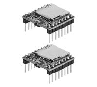COOPHYA 2pcs Dfplayer Mini Player Module Compact Audio Board with Adjustable Volume Open Source Music Module Compatible with Arduino for DIY Electronic Projects